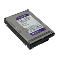 Disco Duro WD Purple 4TB 3,5" SATA 6Gb/s CMR 256MB AllFrame 175MB/s 64 Cámaras NVR/DVR WD43PURZ – Vista frontal Casher Group Chile 2