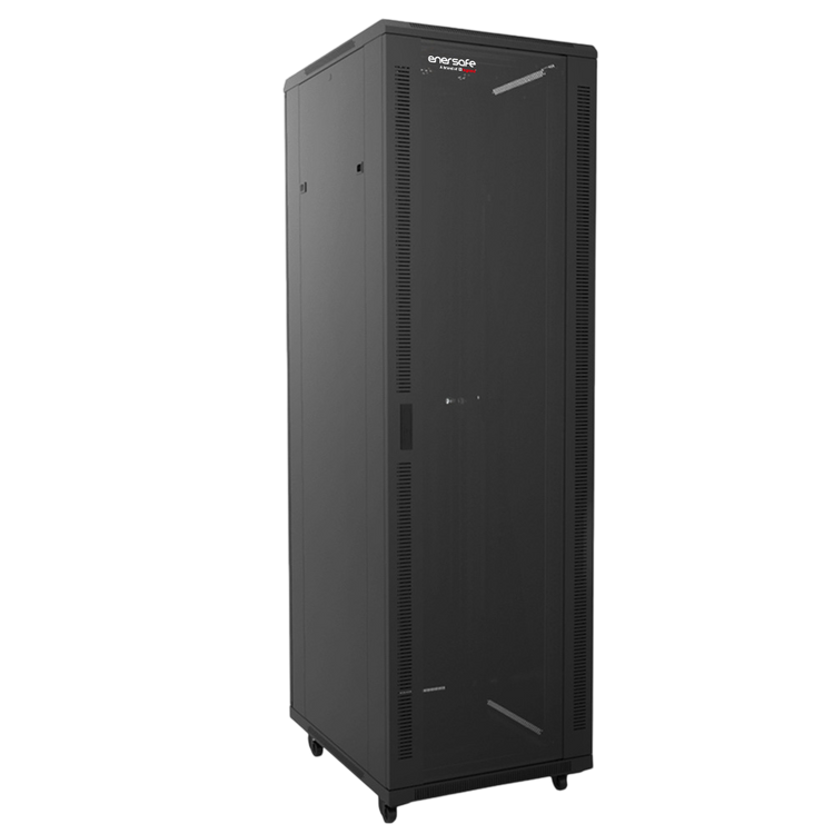 Gabinete 42U Enersafe – Kit ruedas y patas ajustables bandeja 465x300mm incluida embalaje plano Casher Group Chile