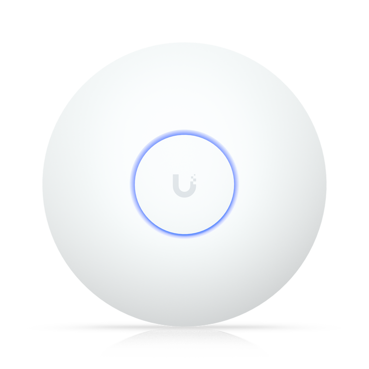 AP UniFi U7 Long-Range U7-LR WiFi 7 3x3 4,3Gbps 5GHz 160m² 300+ Clientes Uplink 2,5GbE PoE – Vista frontal Casher Group Chile