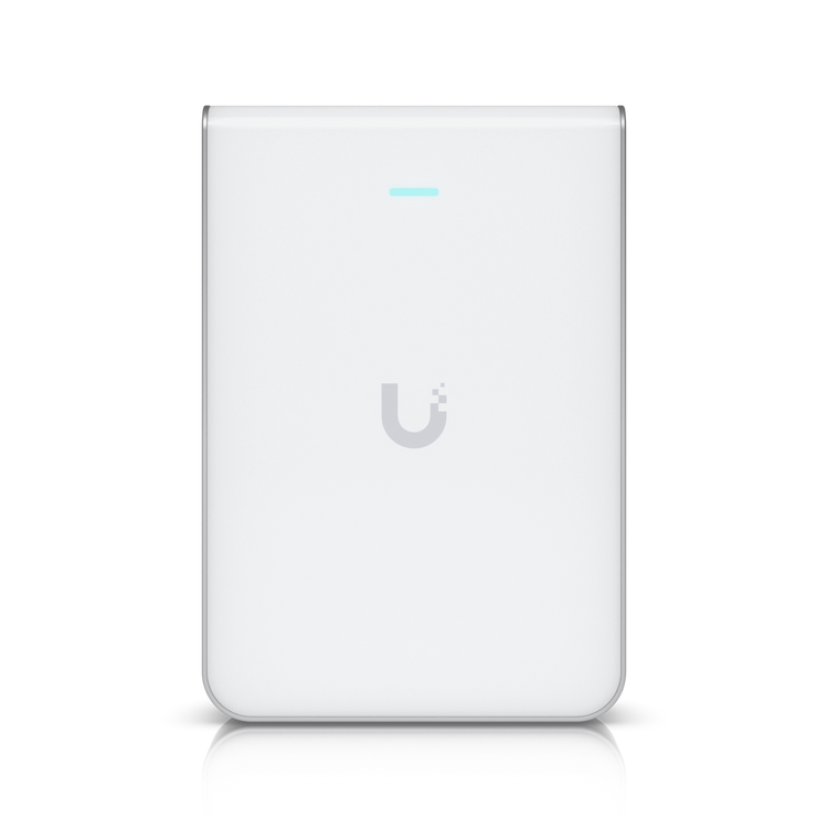 Access Point Ubiquiti UniFi U7 Pro Wall WiFi 7 Tri-Banda vista frontal – Casher Group Chile