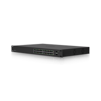 Switch Ubiquiti EdgeSwitch ES-24-250W vista frontal 24 puertos rack – Casher Group Chile 1