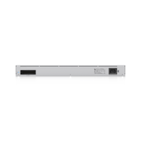 UniFi UDM-SE – Vista frontal rack 1U pantalla LCD táctil 1,3" LEDs Ethernet SFP+ HDD PSU RPS Casher Group Chile 2