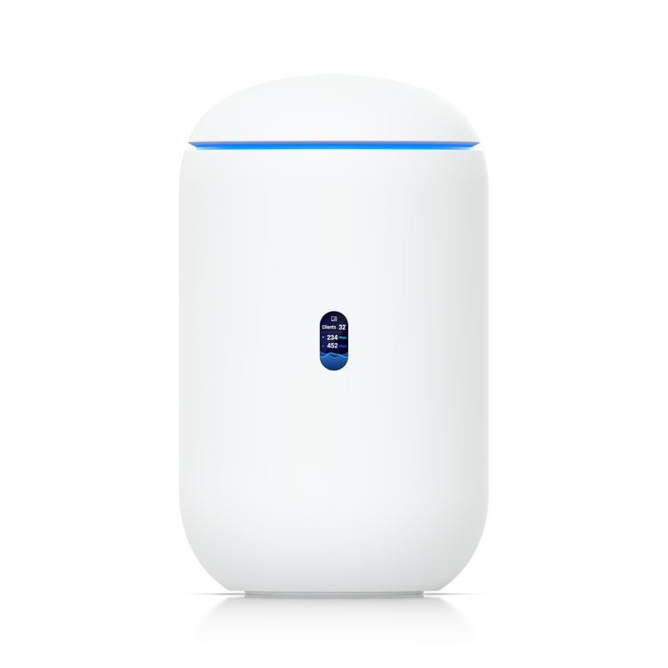 UniFi Dream Router 7 UDR7 Gateway WiFi 7 Tribanda NVR 2.3Gbps IDS/IPS 4x2.5G SFP+ 10G – Vista frontal Casher Group Chile