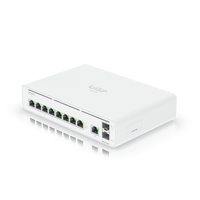 UISP Console Ubiquiti UISP-Console-U vista frontal 9 puertos GbE 2 SFP+ 10G Rack 1U – Casher Group Chile 1