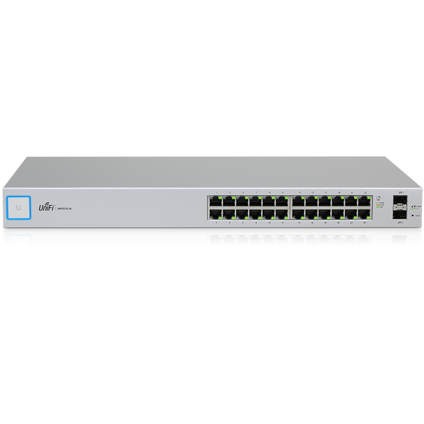 Switch Ubiquiti UniFi Standard 24 (US-24) – 24 Puertos Gigabit 2xSFP Rack Admin
