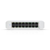 Switch Ubiquiti USW-Lite-16-PoE puertos frontales LEDs – Casher Group Chile 2