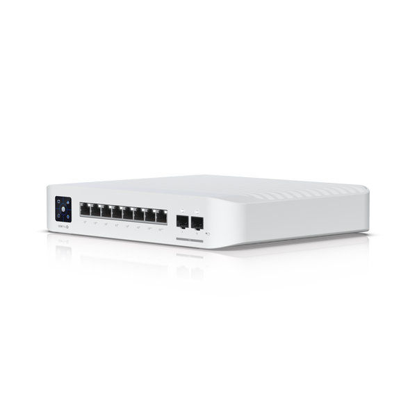 Switch Ubiquiti UniFi Pro 8 PoE (USW-Pro-8-PoE) – 8 Puertos PoE/PoE++ 2xSFP+10G